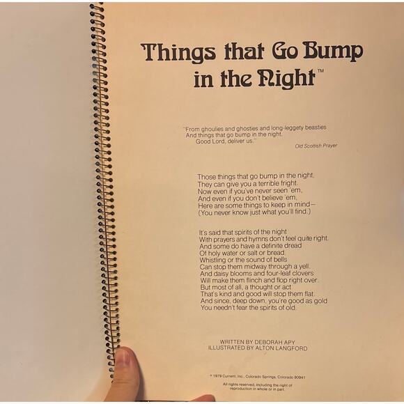 VTG 1979 Things That Go Bump In The Night Halloween Coloring Book – Current Inc. - Picture 4 of 16